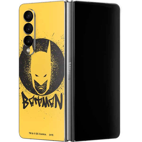 DC Comics Batman Graffiti Art Galaxy Z Fold4 5G Skin